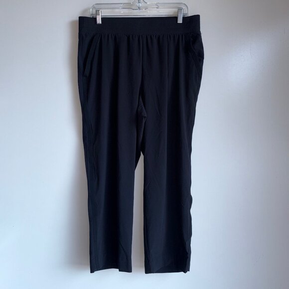 T by TALBOTS Lightweight Crop Pants Size Petite Large Black - Picture 1 of 11